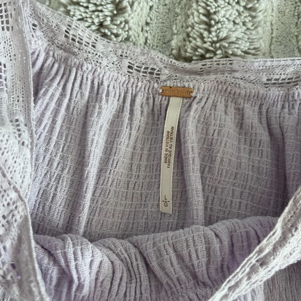 Free People sleeveless tunic dress in lavender size L - Picture 3 of 9